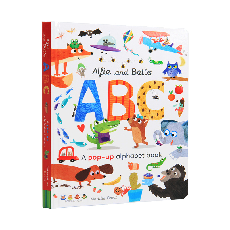 学立佳点读笔幼儿启蒙有声读物-ABC字母书Alfie and bet's ABC（绘本展示）-7